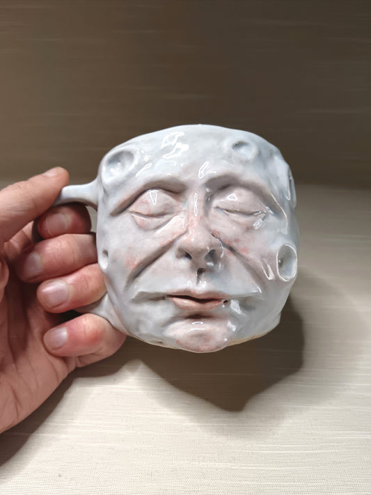 Blue Moon Mug - Handmade Ceramic Mug