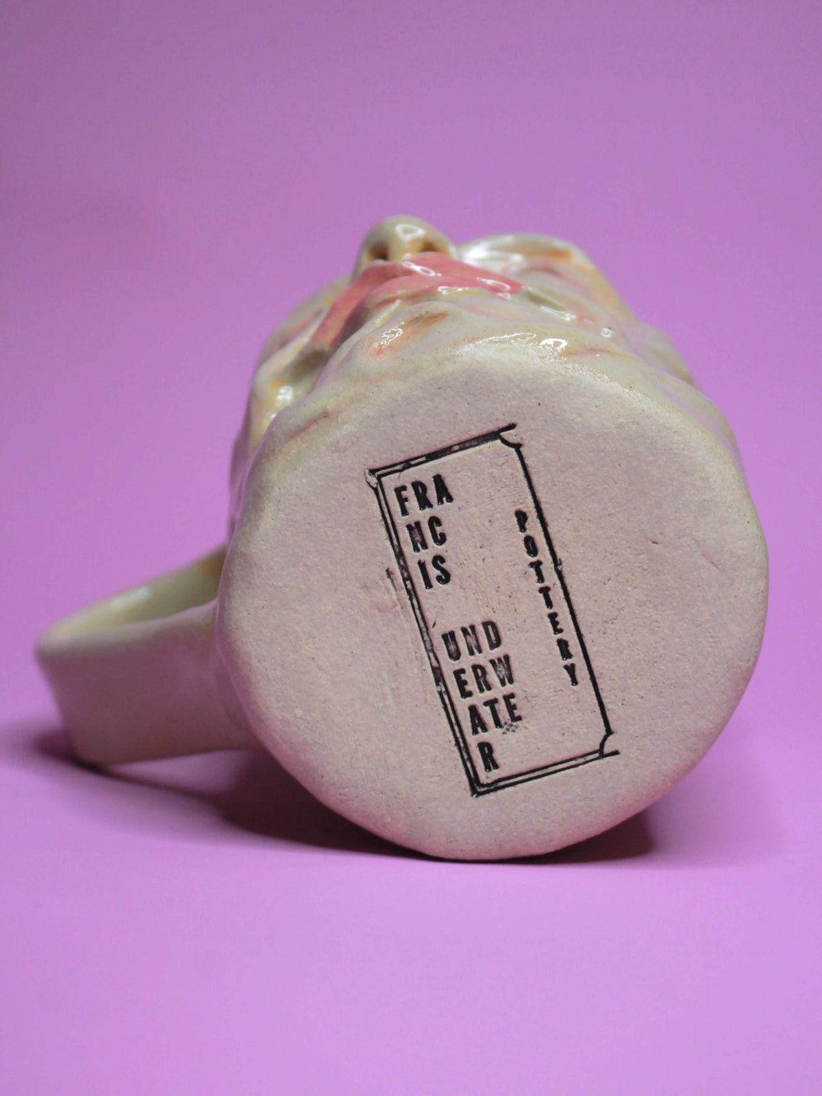 He Said What!? Face Mug - Quirky Handmade Ceramic Mug