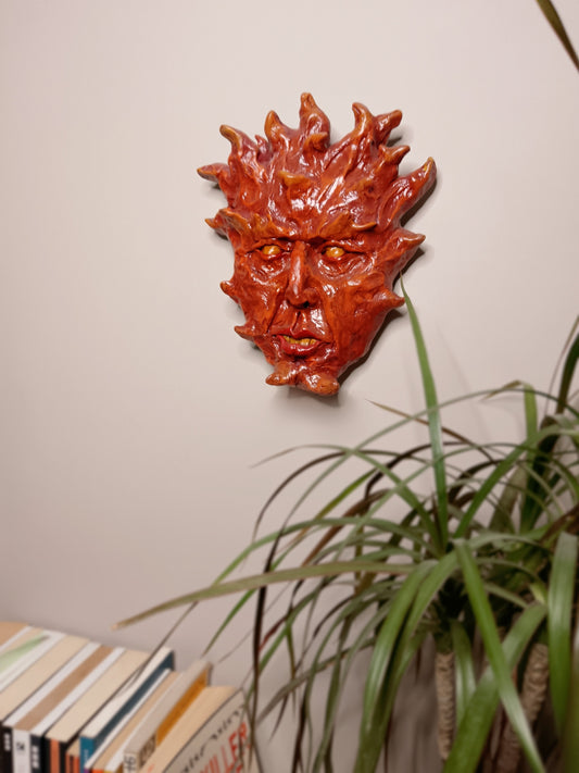 FIRE DEMON - Sculpture & Wall Art