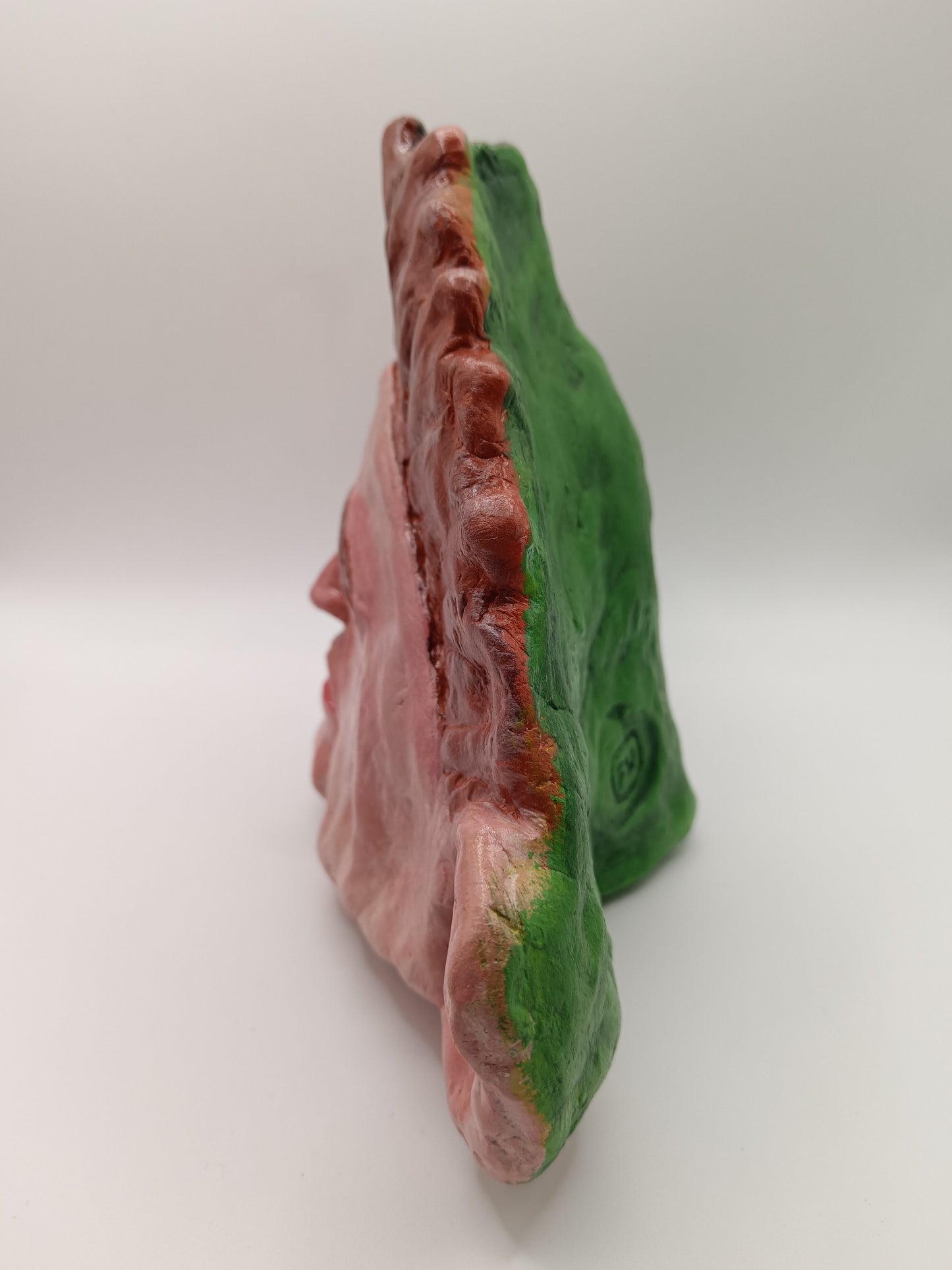 Drop Dead Fred clay Sculpture side on