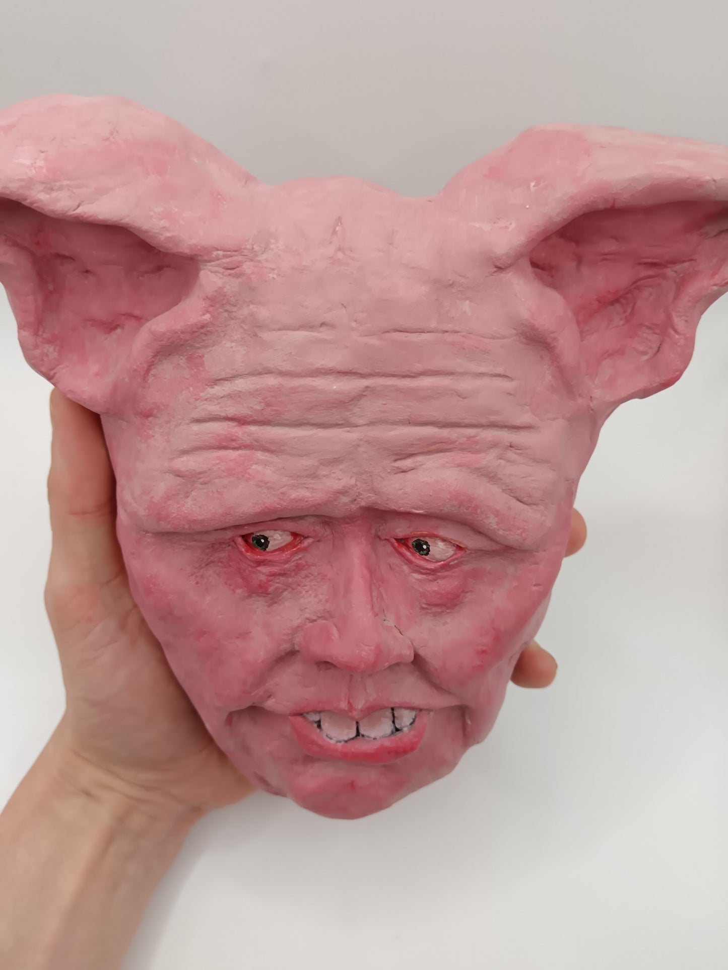 BRIAN THE PIG MAN - Sculpture/Wall Art