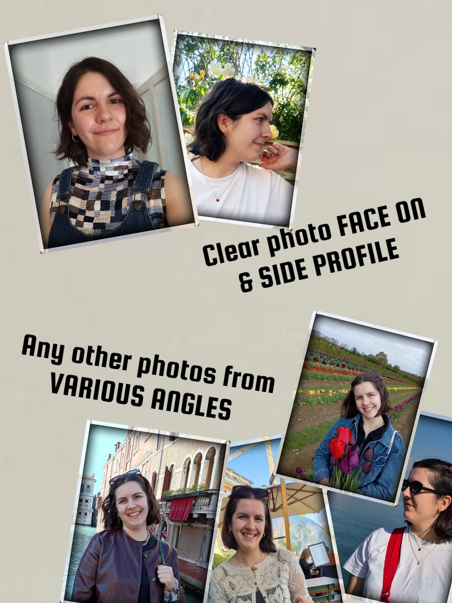 FEMALE PORTRAIT VASE COMMISSION