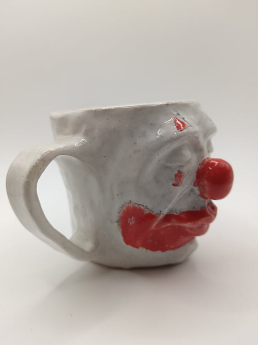 Sleeping Clown Face Mug