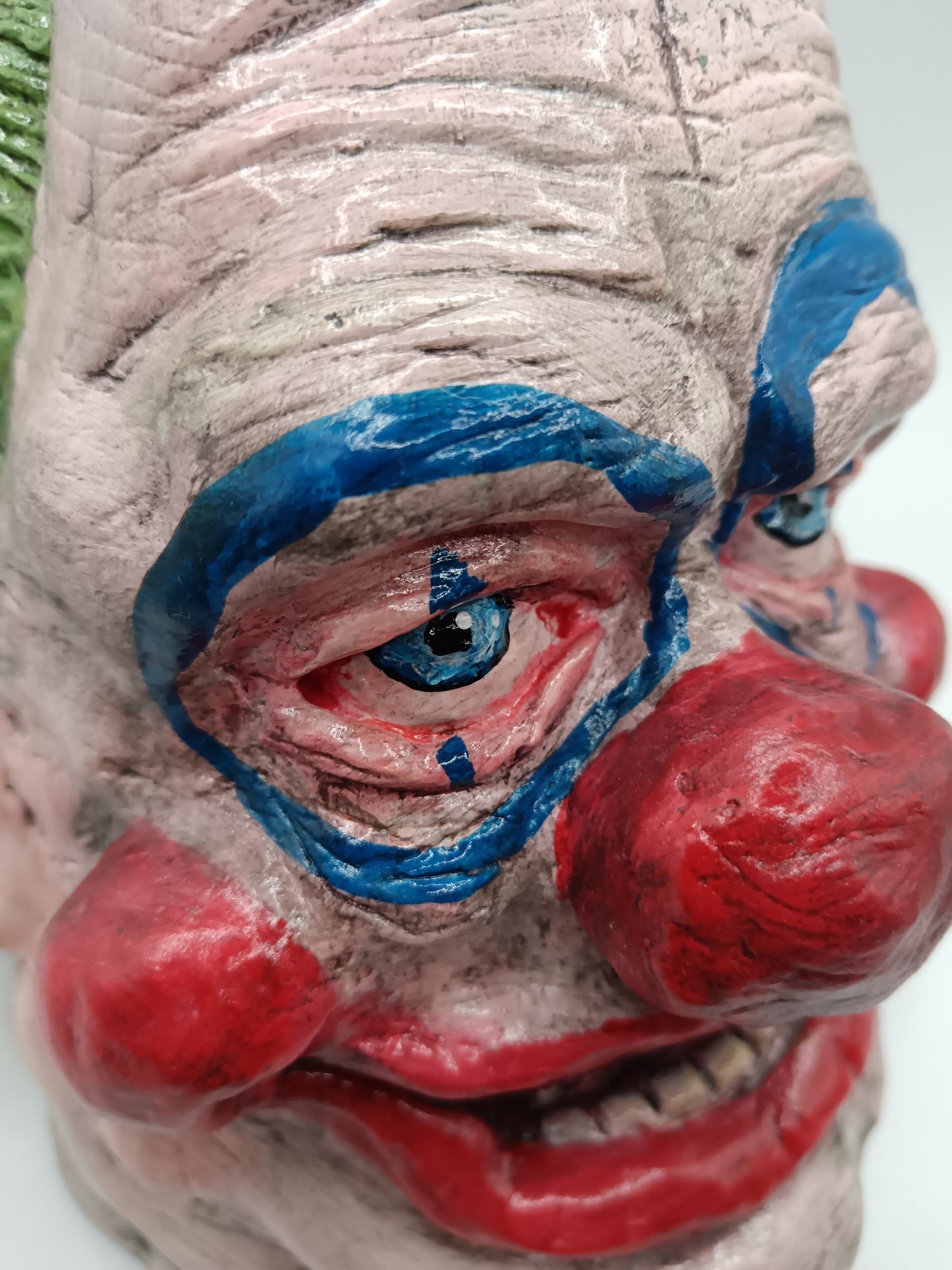 Killer Klowns from Outer Space clay sculpture close-up