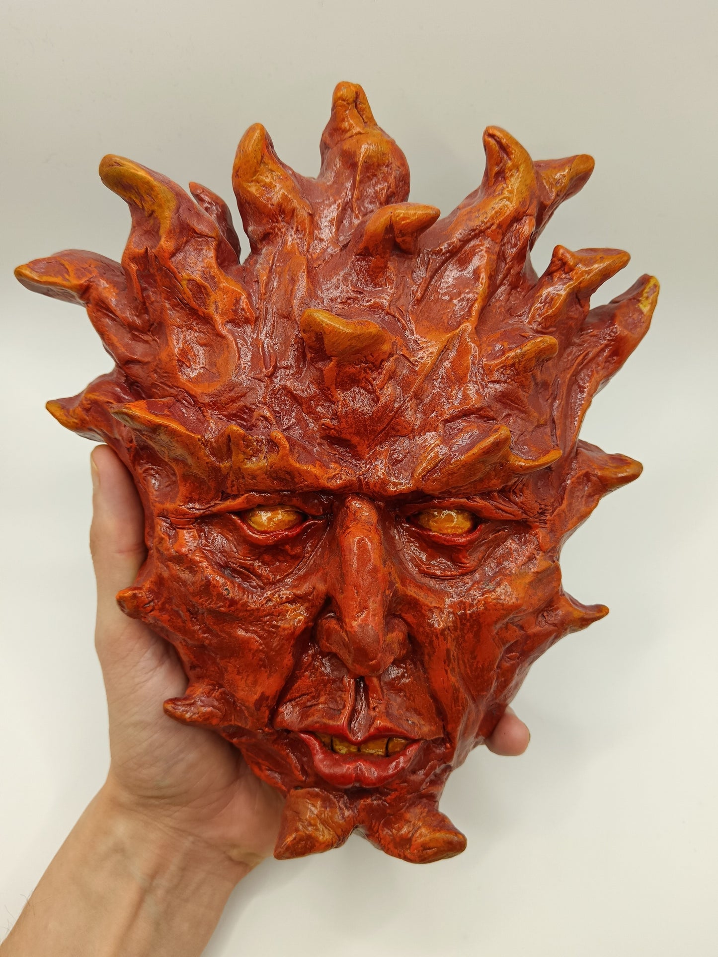 FIRE DEMON - Sculpture & Wall Art