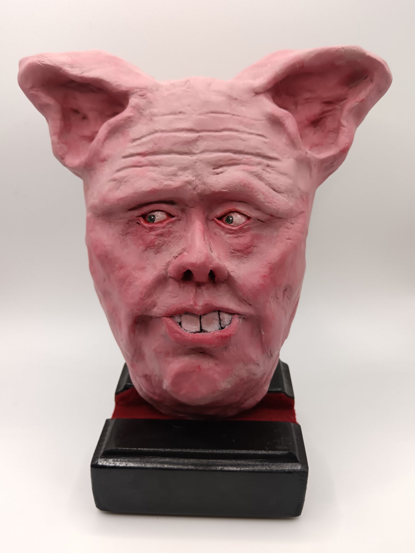 BRIAN THE PIG MAN - Sculpture/Wall Art