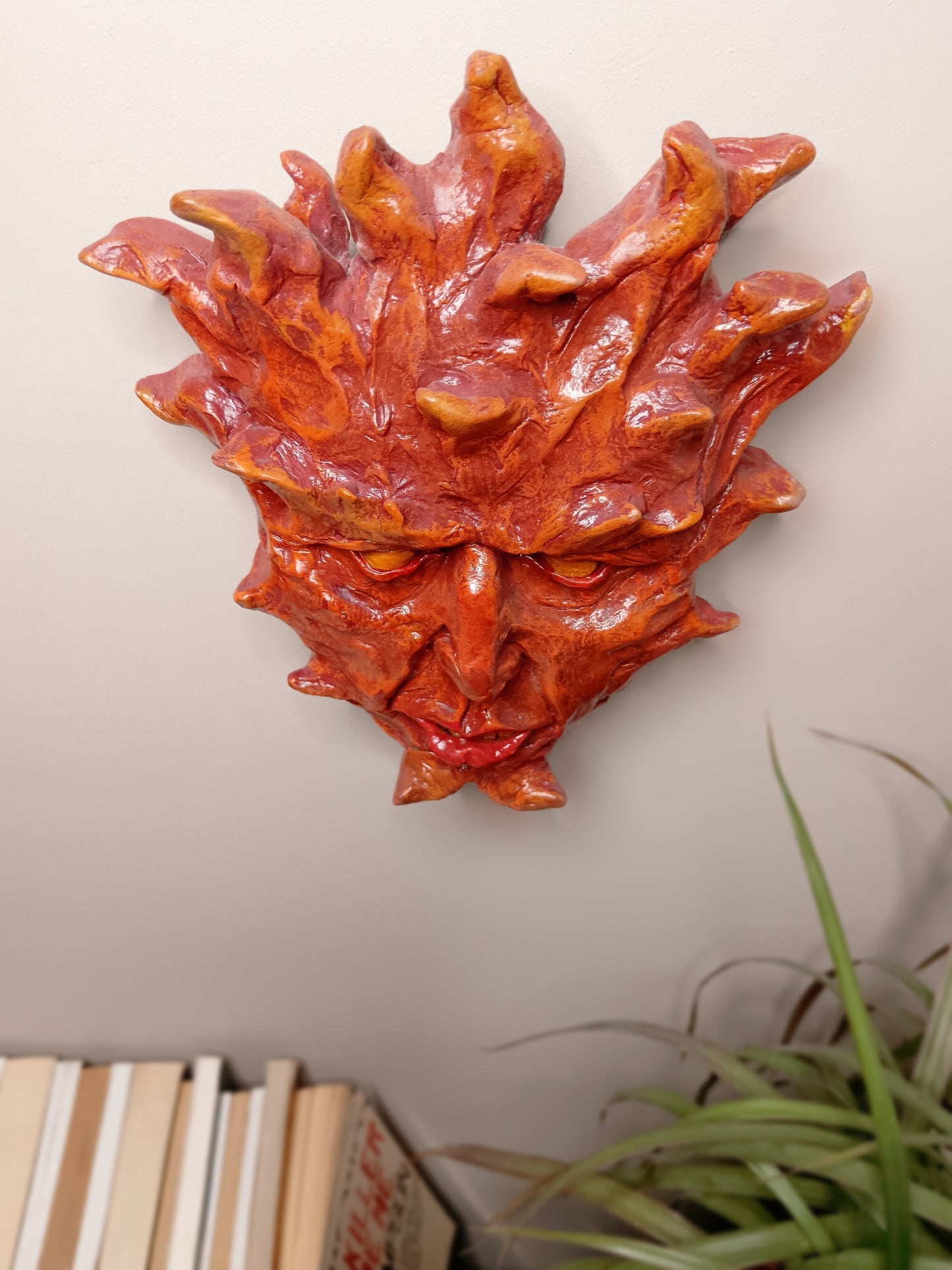 FIRE DEMON - Sculpture & Wall Art
