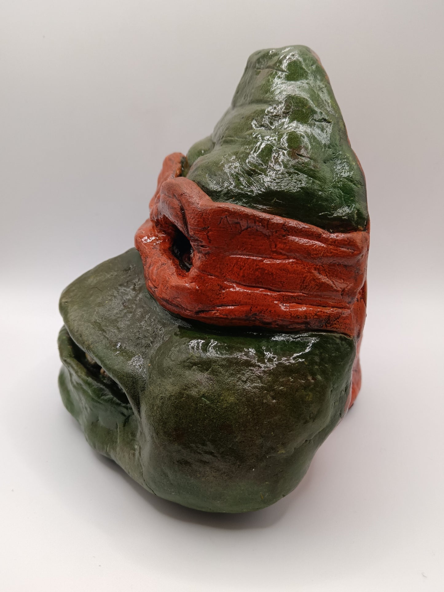 teenage mutant ninja turtles sculpture left portrait view