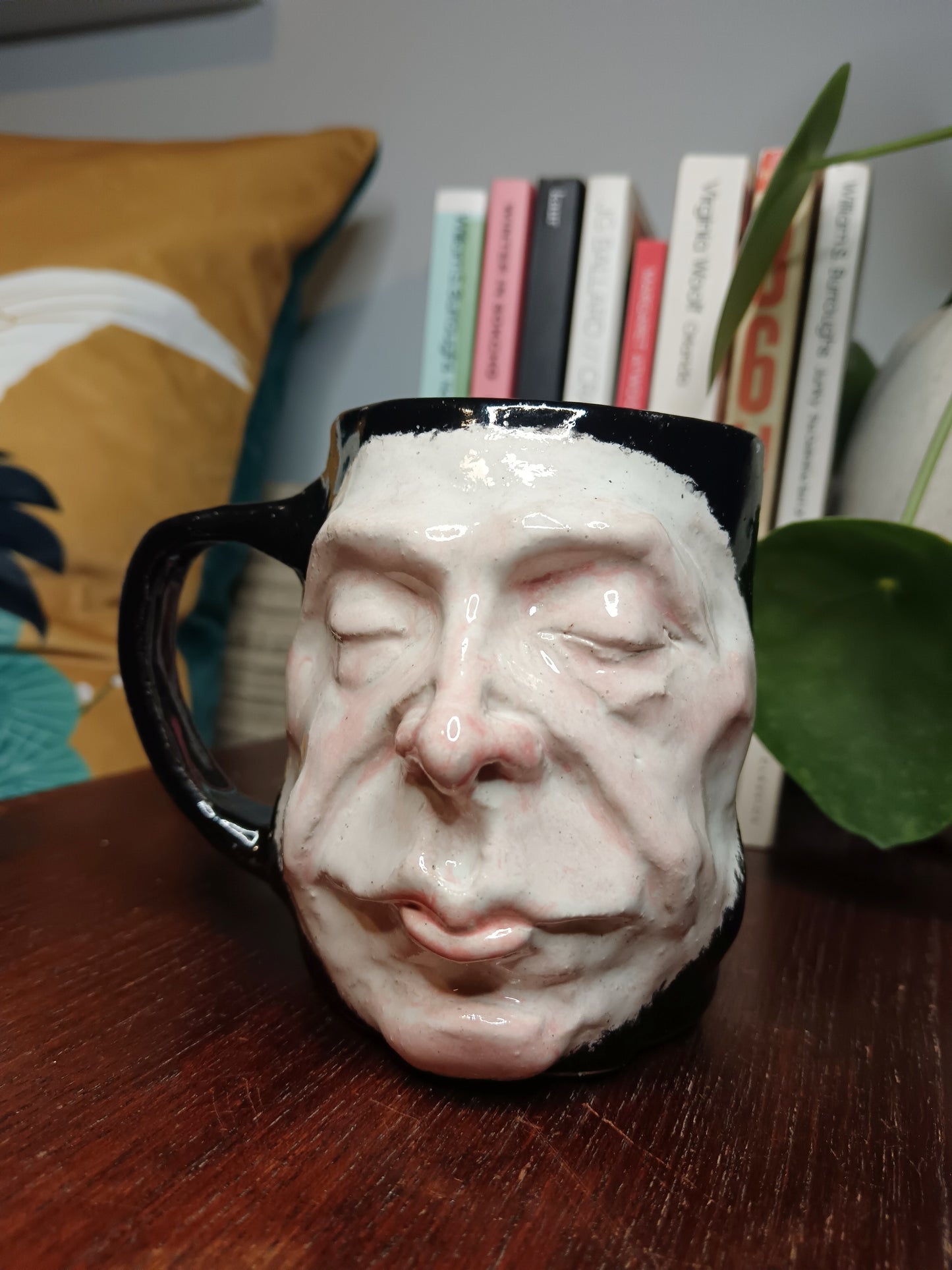Black Face Mug