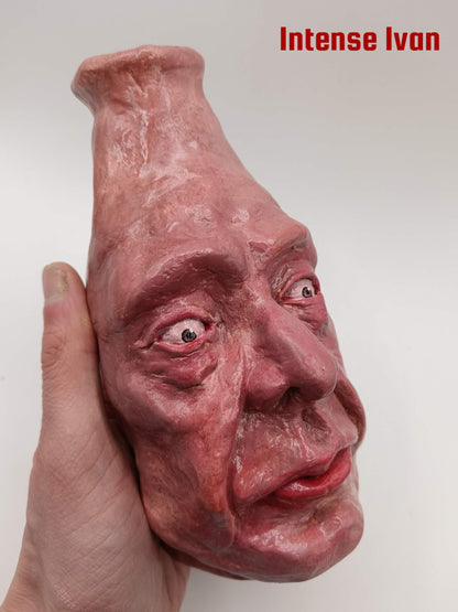 weird clay art sculpture