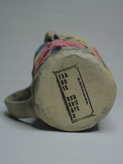 Abstract Face Mug - Unique Handmade Ceramic Mug