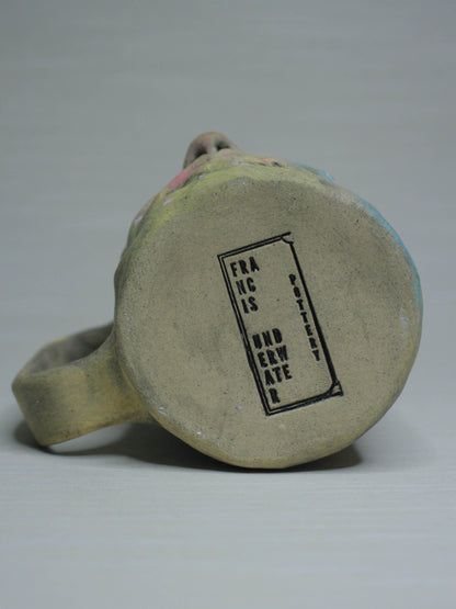 Abstract Face Mug (Matte) - Quirky Hand Sculpted Ceramic Mug