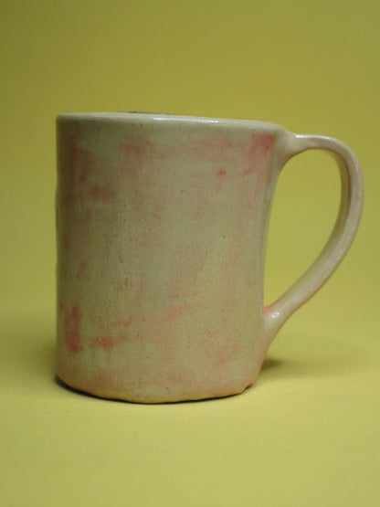 Anger Fuelled Face Mug - Strange Hand Sculpted Ceramic Mug