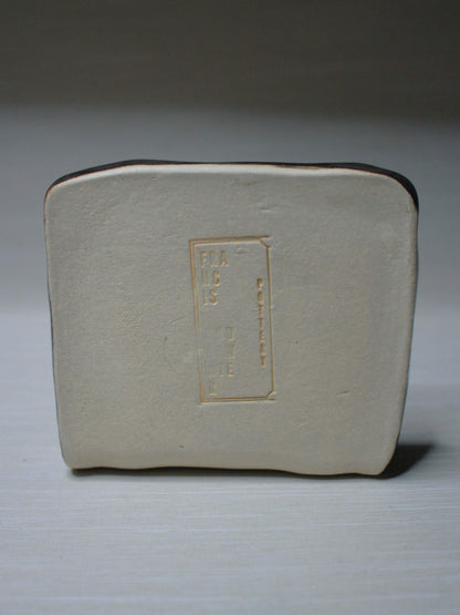 Black Sun Mini Altar / Trinket Dish - Handmade Ceramic Tealight / Jewellery Holder