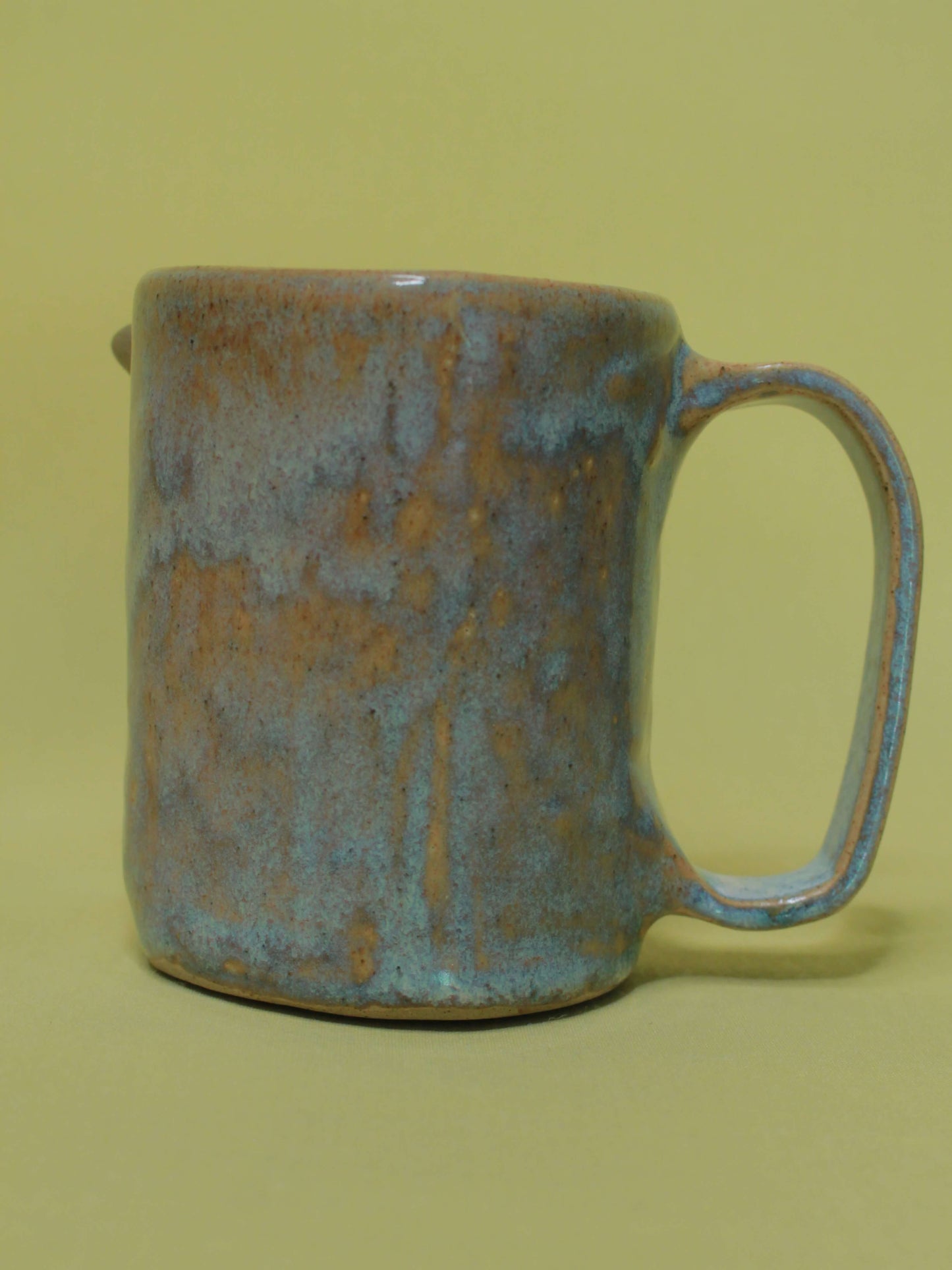 Blue Devil Face Tankard / Large Mug - Handmade Ceramic