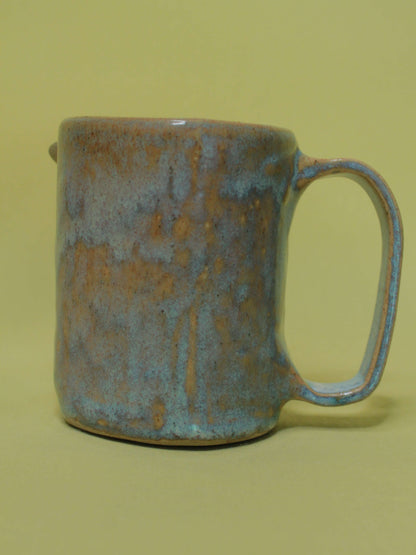 Blue Devil Face Tankard / Large Mug - Handmade Ceramic