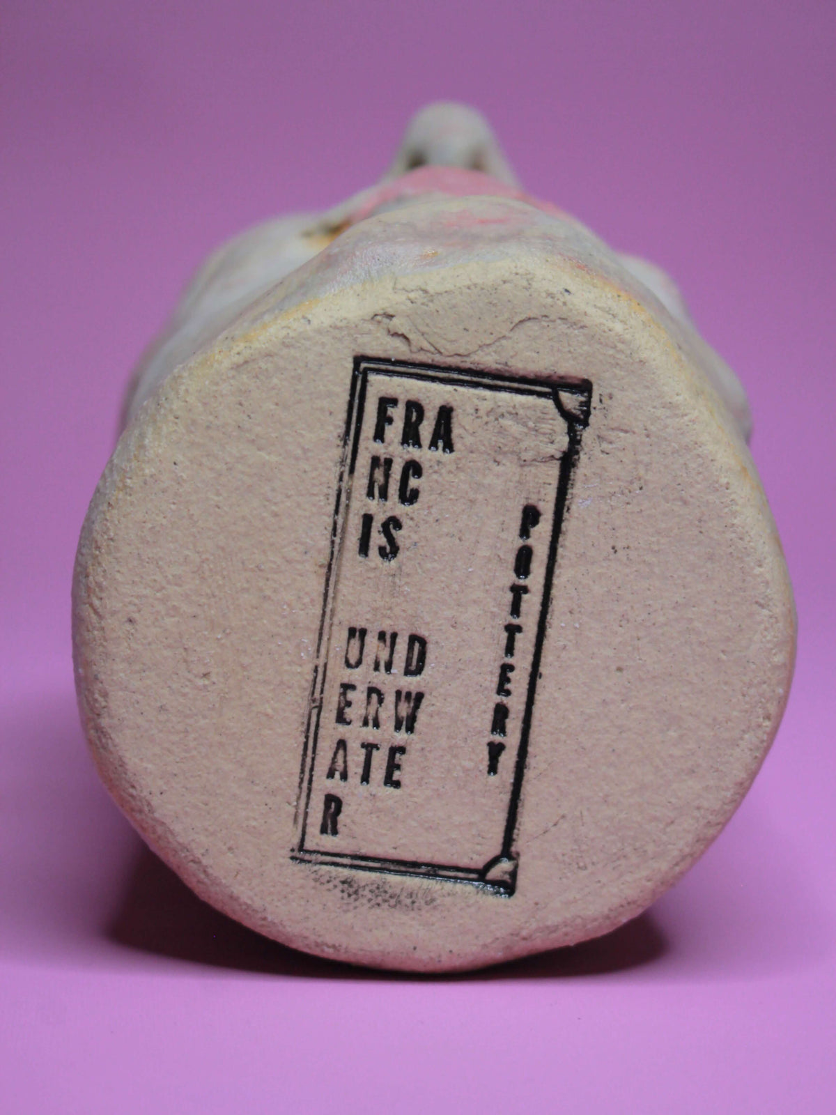 Pale Blue Ceramic Bottle Vase (Matte) - Quirky Handmade Ceramic Bud Vase