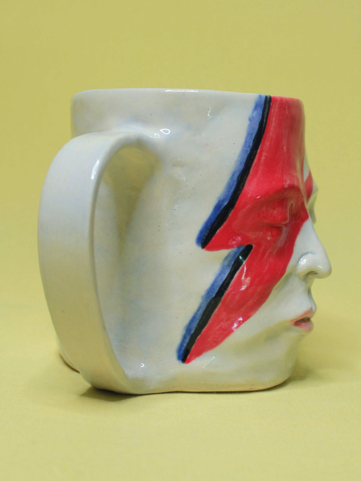 David Bowie Large Face Mug / Tankard - Handmade Ceramic Drinkware