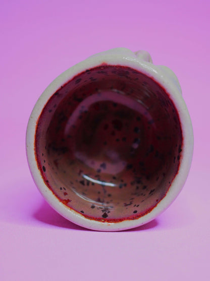 Buck Teeth Face Tumbler - Unique Handmade Ceramic Drinkware