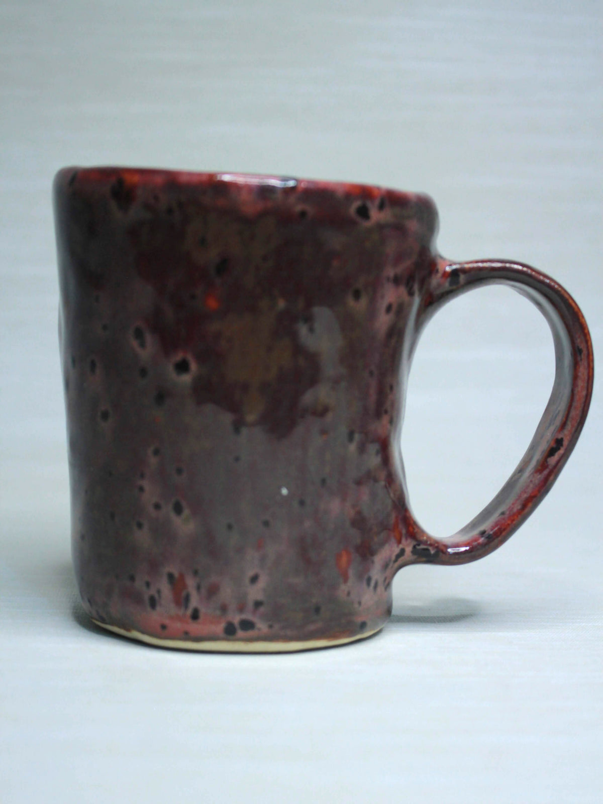 Macabre Death Mask Style Face Mug - Strange Handmade Ceramic Coffee Cup