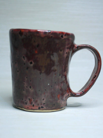 Macabre Death Mask Style Face Mug - Strange Handmade Ceramic Coffee Cup
