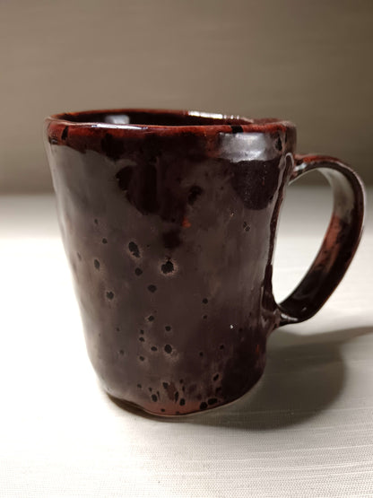 Creepy Death Mask Style Face Mug - Strange Handmade Ceramic Coffee Cup