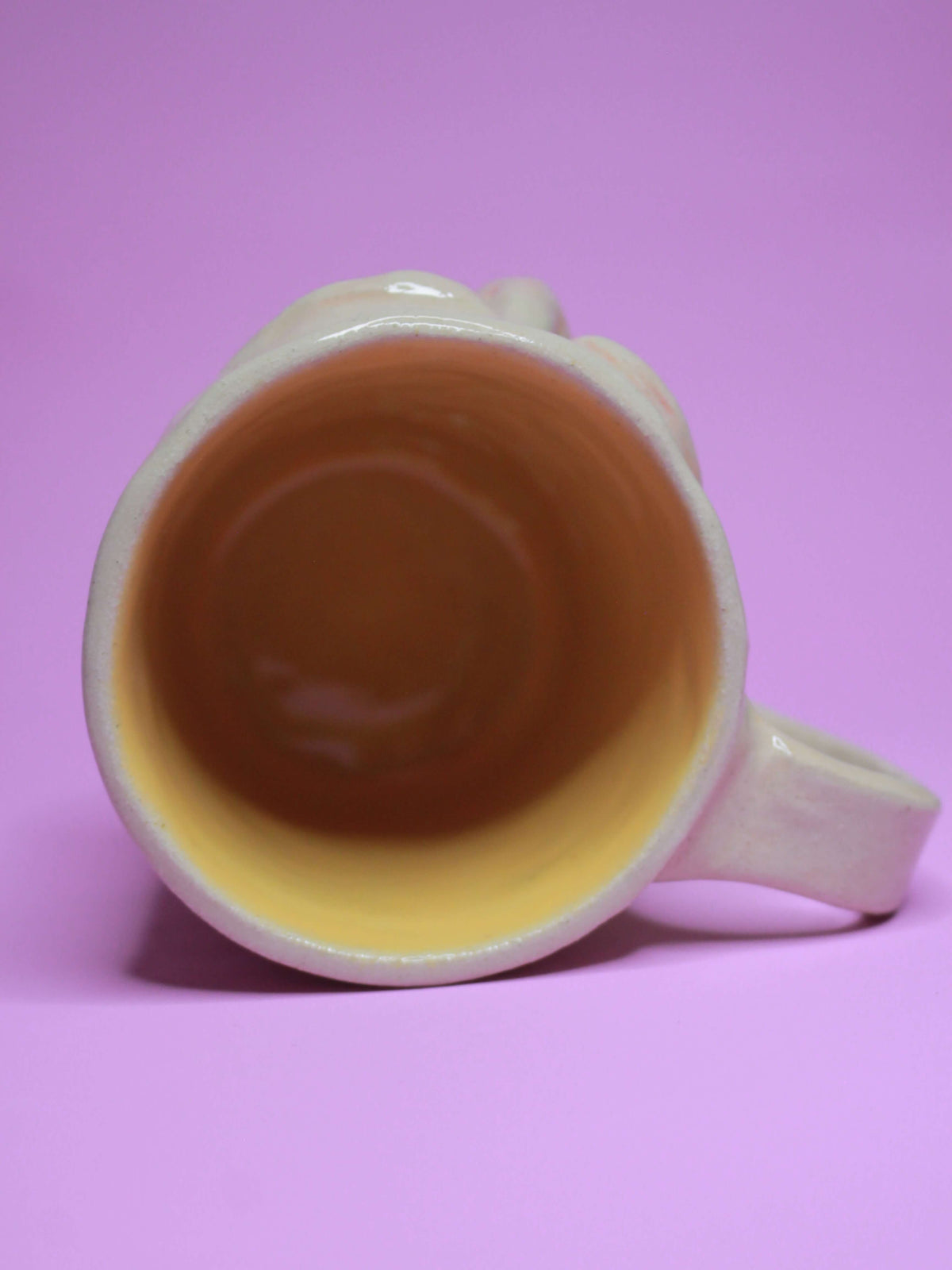 Cross-Eyed Face Mug - Quirky Handmade Ceramic Mug
