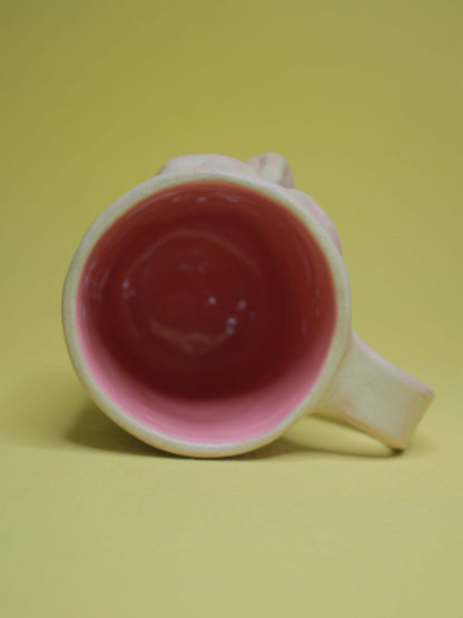 Curtain Twitcher Face Mug (Matte) - Quirky Handmade Ceramic Mug