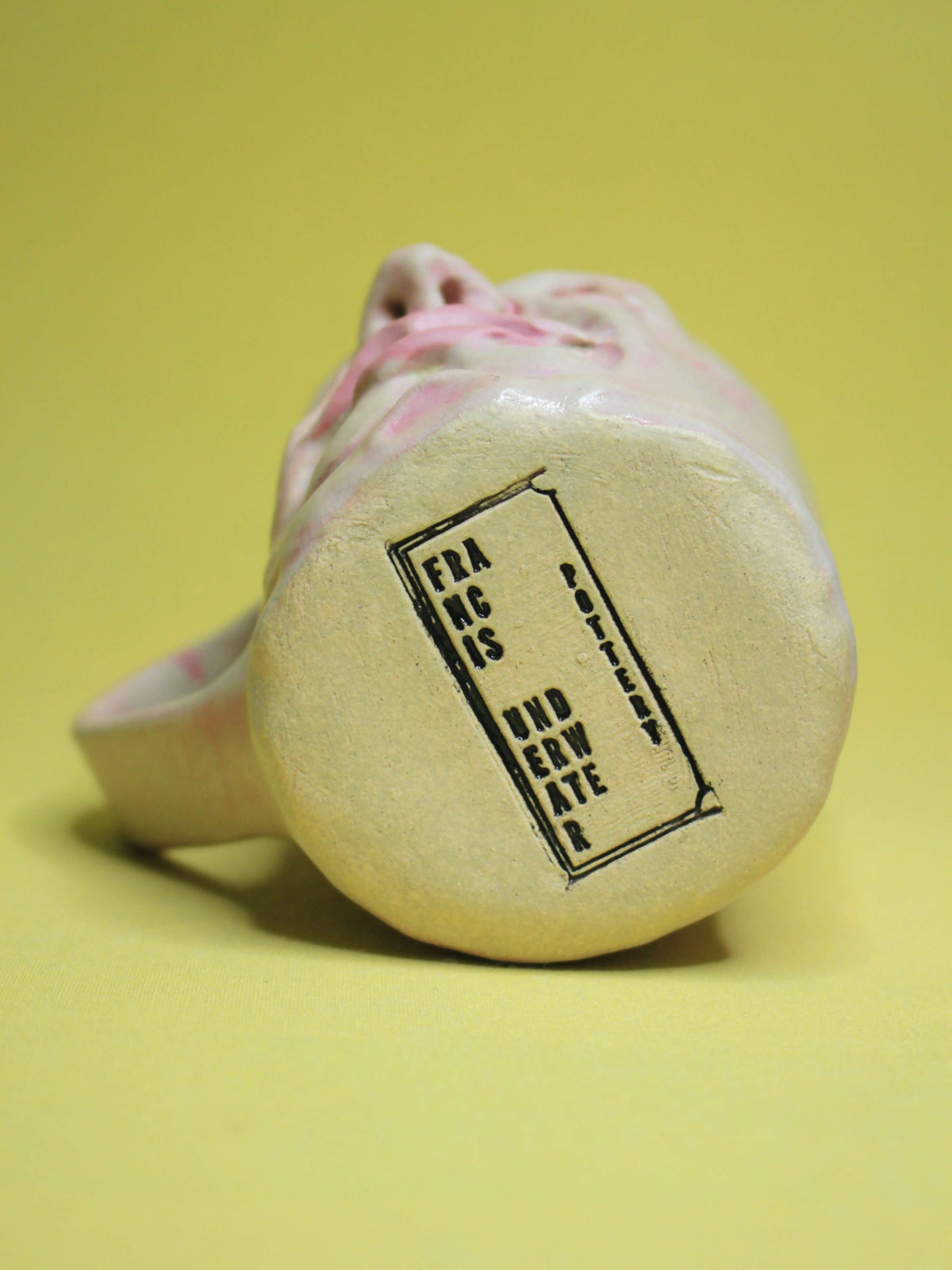 Curtain Twitcher Face Mug (Matte) - Quirky Handmade Ceramic Mug