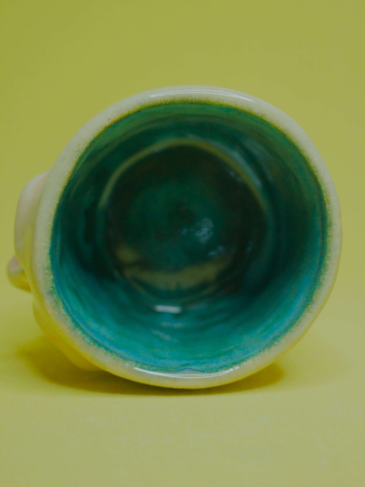 Cute Face Tumbler - Unique Handmade Ceramic Drinkware