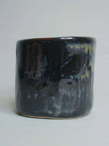 Dark Devil Face Tumbler - Creepy Handmade Ceramic Drinkware