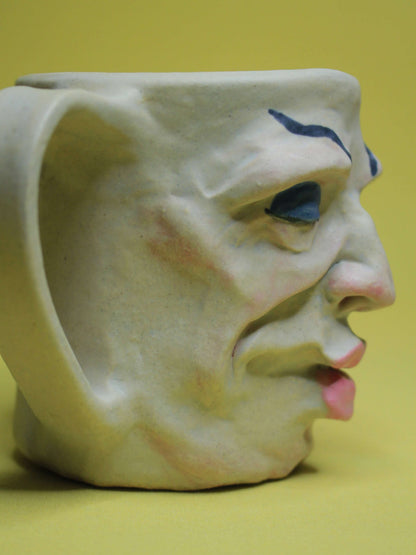 Drag Queen Face Mug (Matte Finish) - Quirky Handmade Ceramic Mugs