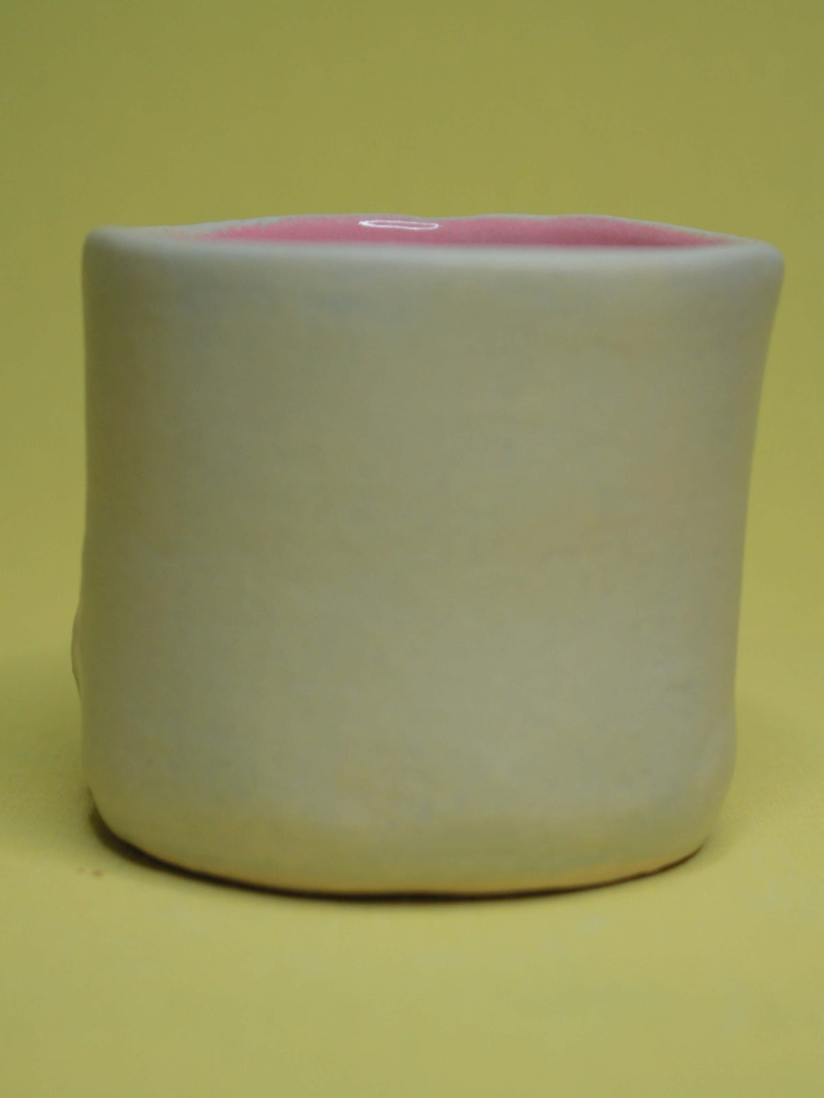 Goofy Face Tumbler (Matte) - Quirky Handmade Ceramic Drinkware