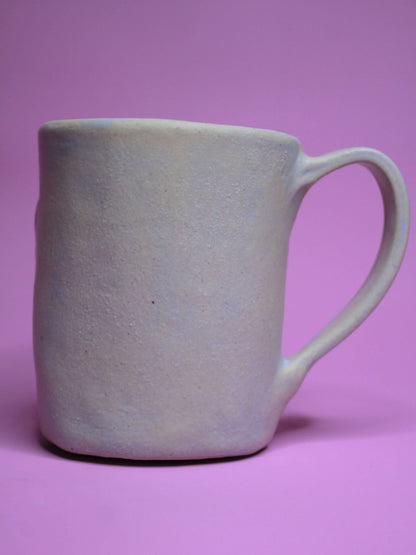 Goofy Open Eye (Matte) Face Mug - Strange Handmade Ceramic Mug