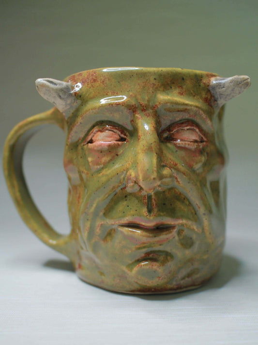 'Adorable' Goblin Mug - Weird Handmade Ceramic Coffee Cup