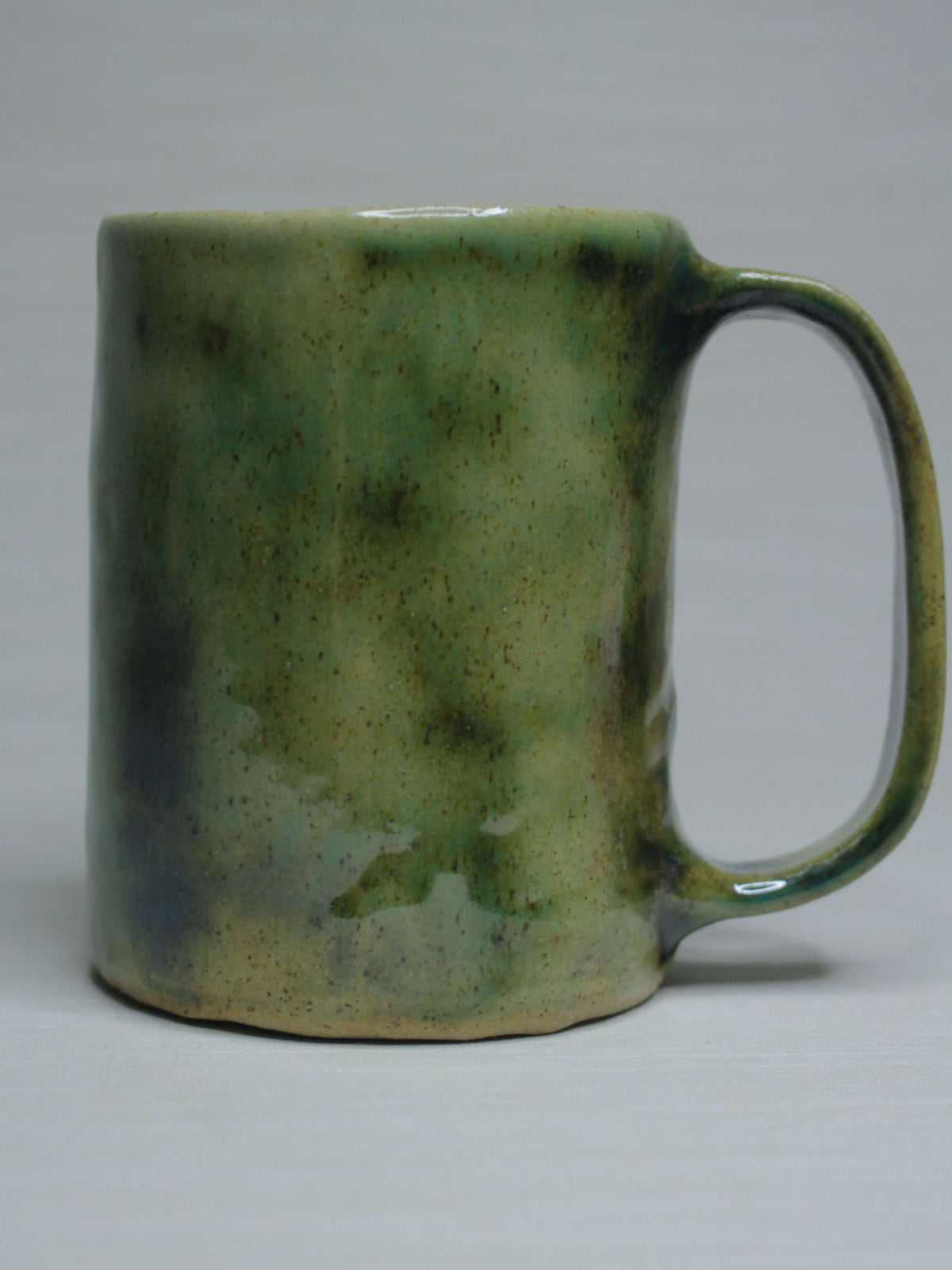 Green Goblin Face Mug / Tankard - Grotesque  Handmade Ceramic Drinkware