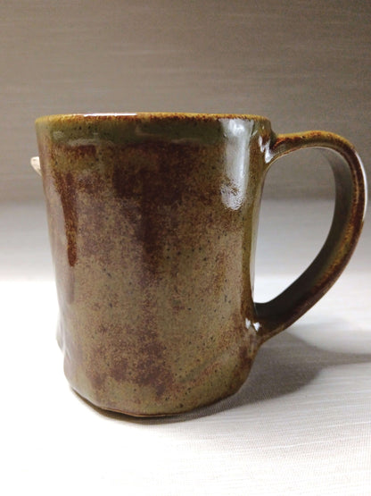 Grotesque Green Demon Mug - Weird Handmade Ceramic Devil Mug