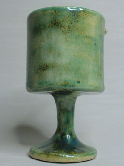 Demonic Goblin Ceramic Face Goblet - Creepy Handmade Ceramic Drinkware