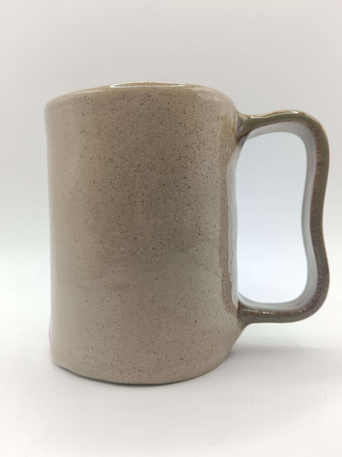 Side-Eye Clown Face Tankard / Large Mug - Handmade Ceramic Drinkware