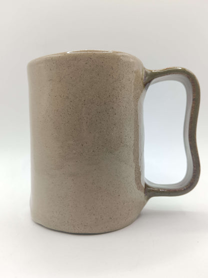 Side-Eye Clown Face Tankard / Large Mug - Handmade Ceramic Drinkware