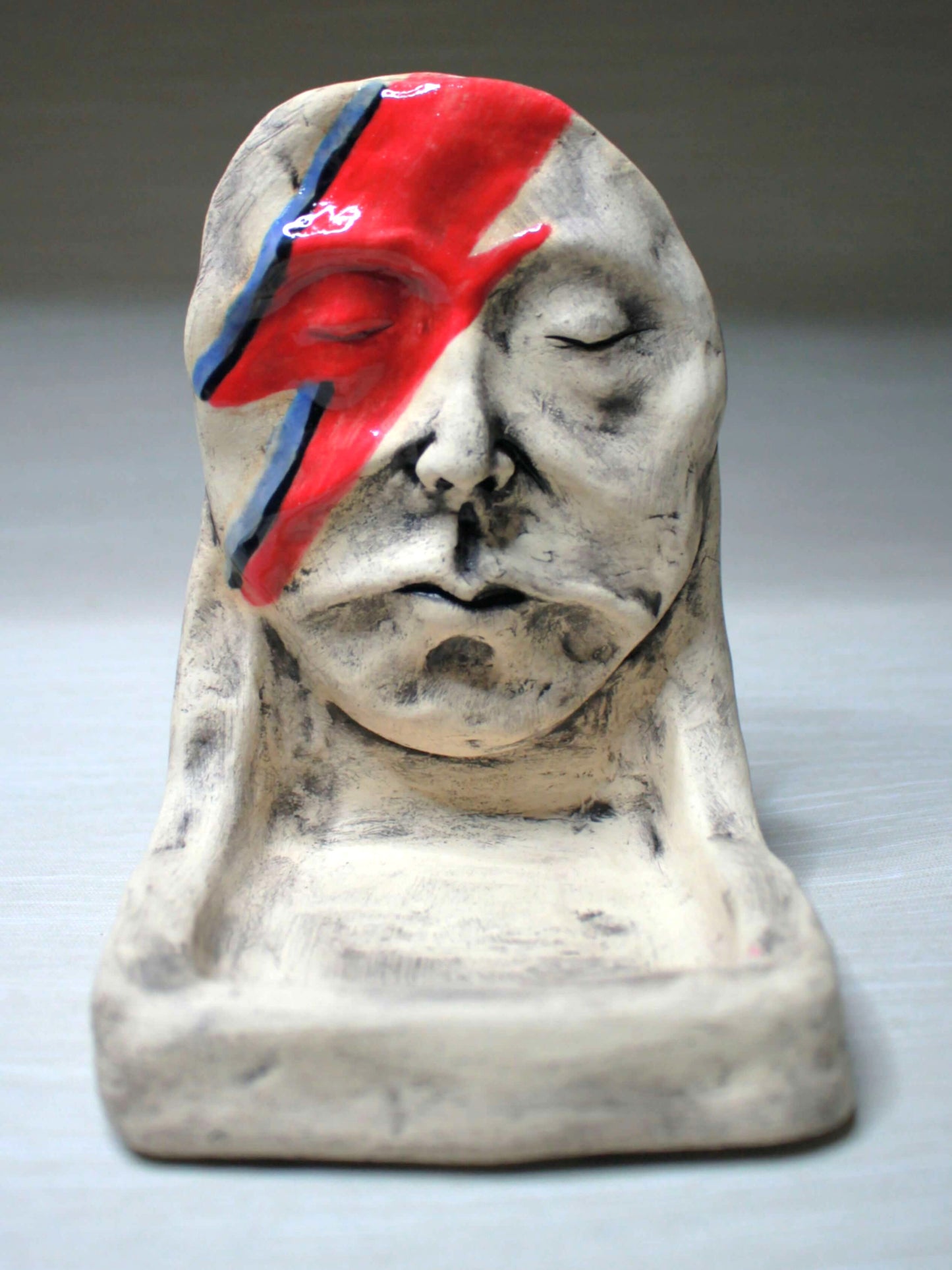 David Bowie Trinket / Tealight Holder - Handmade Ceramic Jewellery Dish / Mini Altar