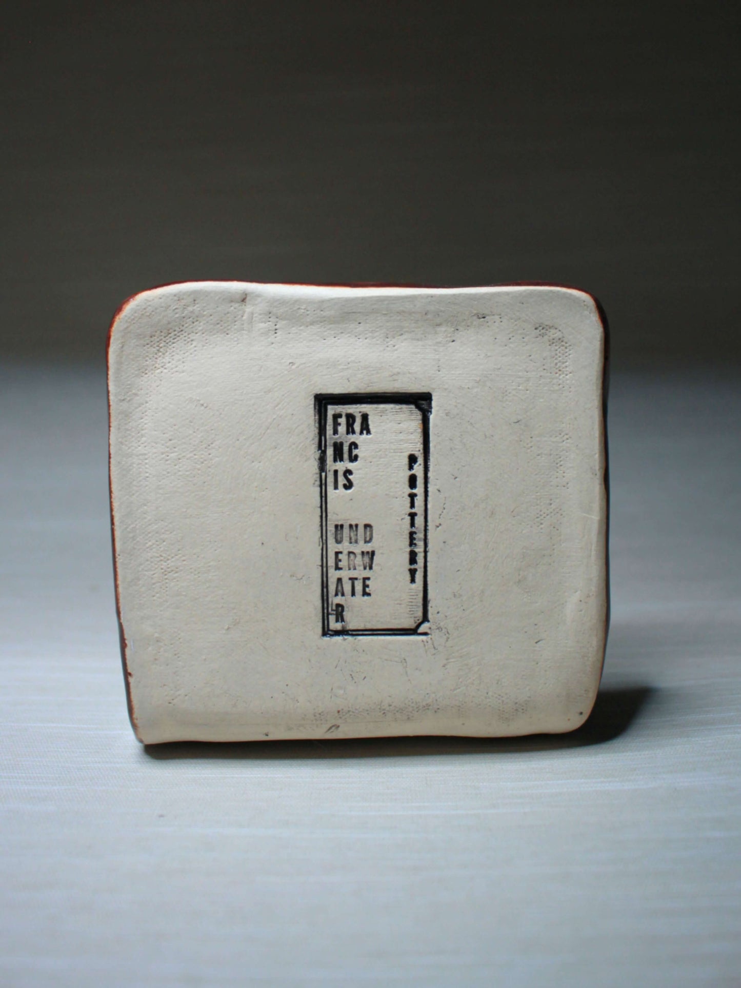 Death Mask Style Mini Altar / Trinket Holder - Handmade Ceramic Jewellery Dish / Tealight Holder