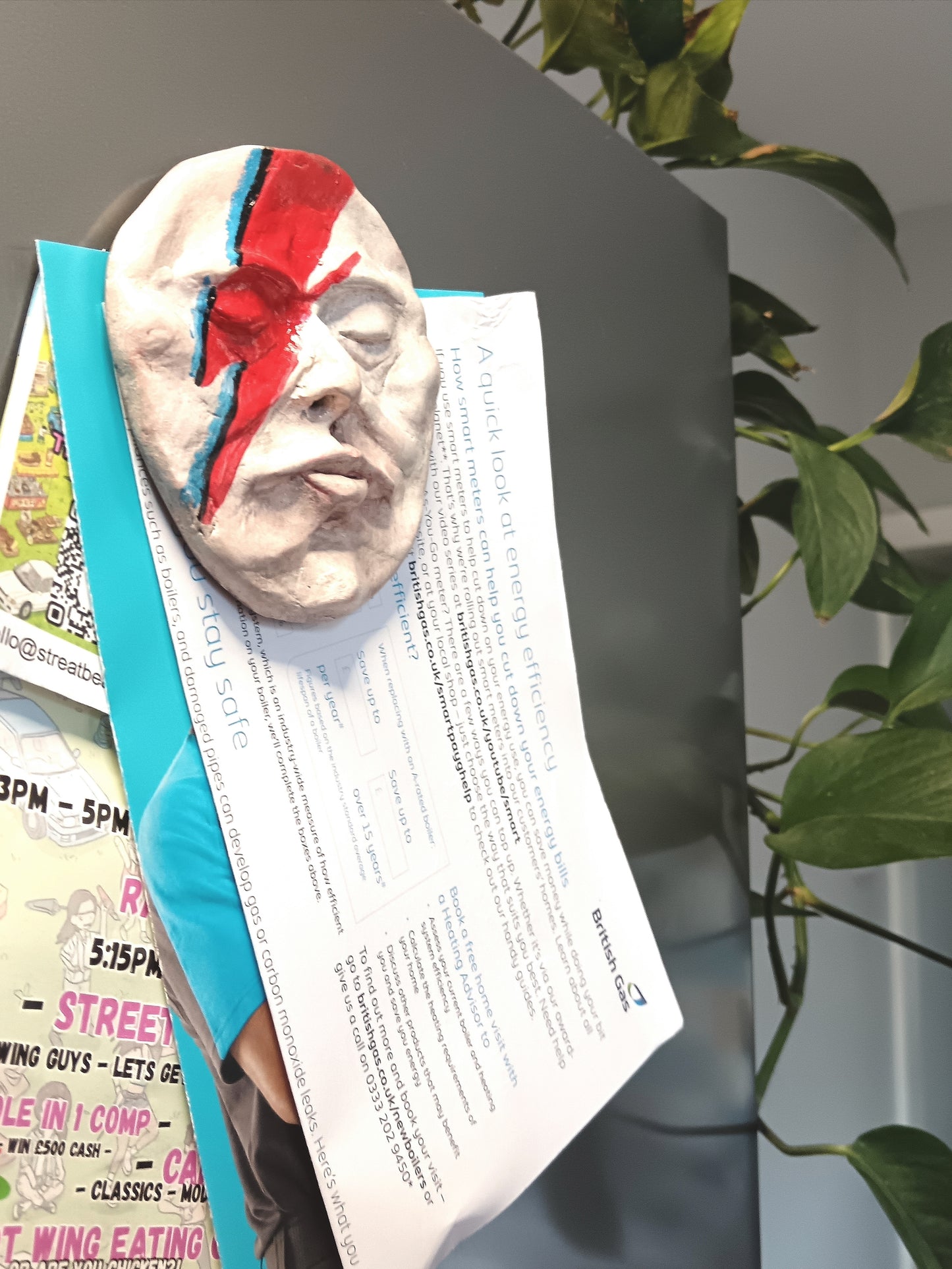 Clay Face Fridge Magnets