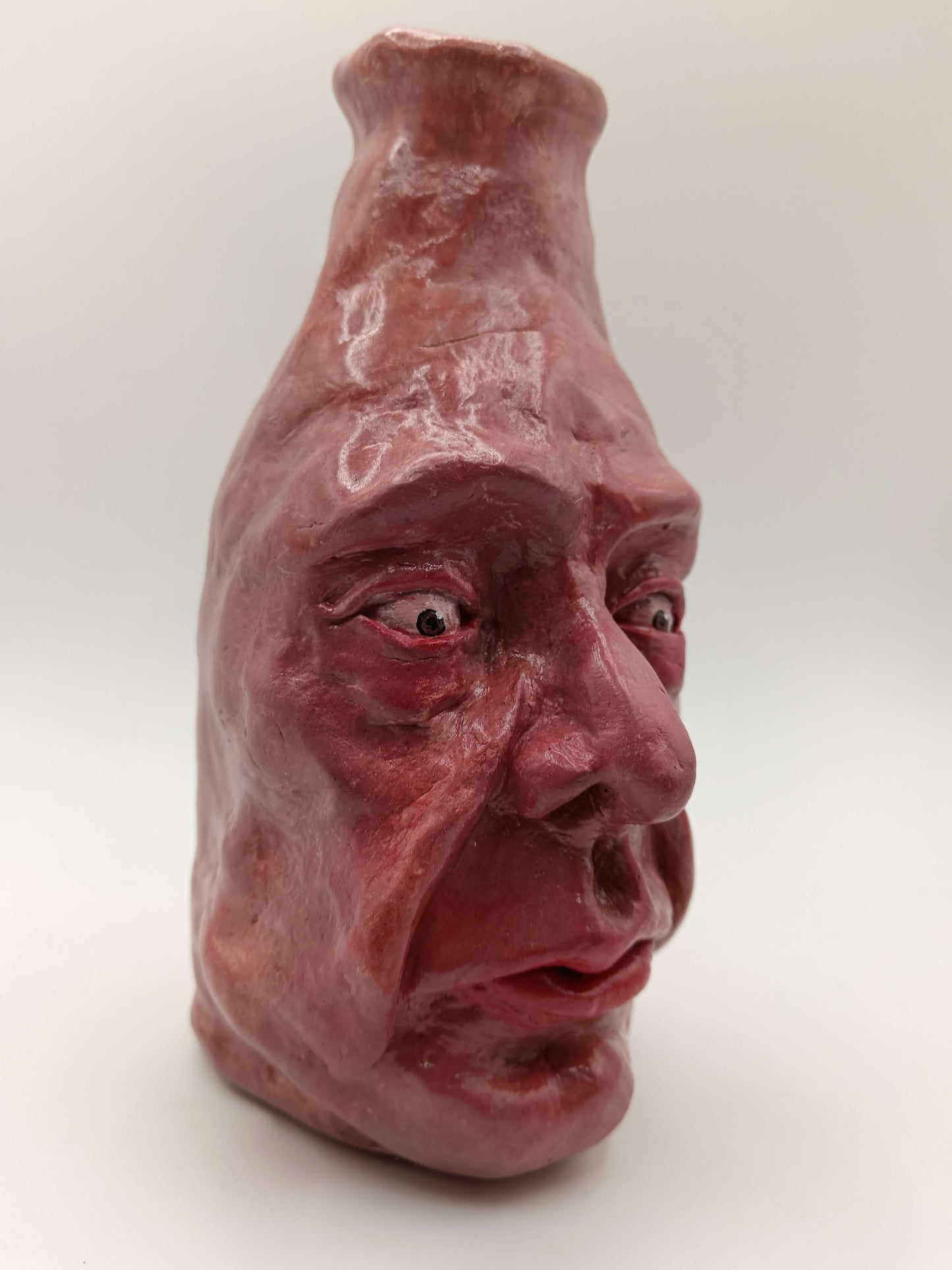 weird handmade clay sculpture