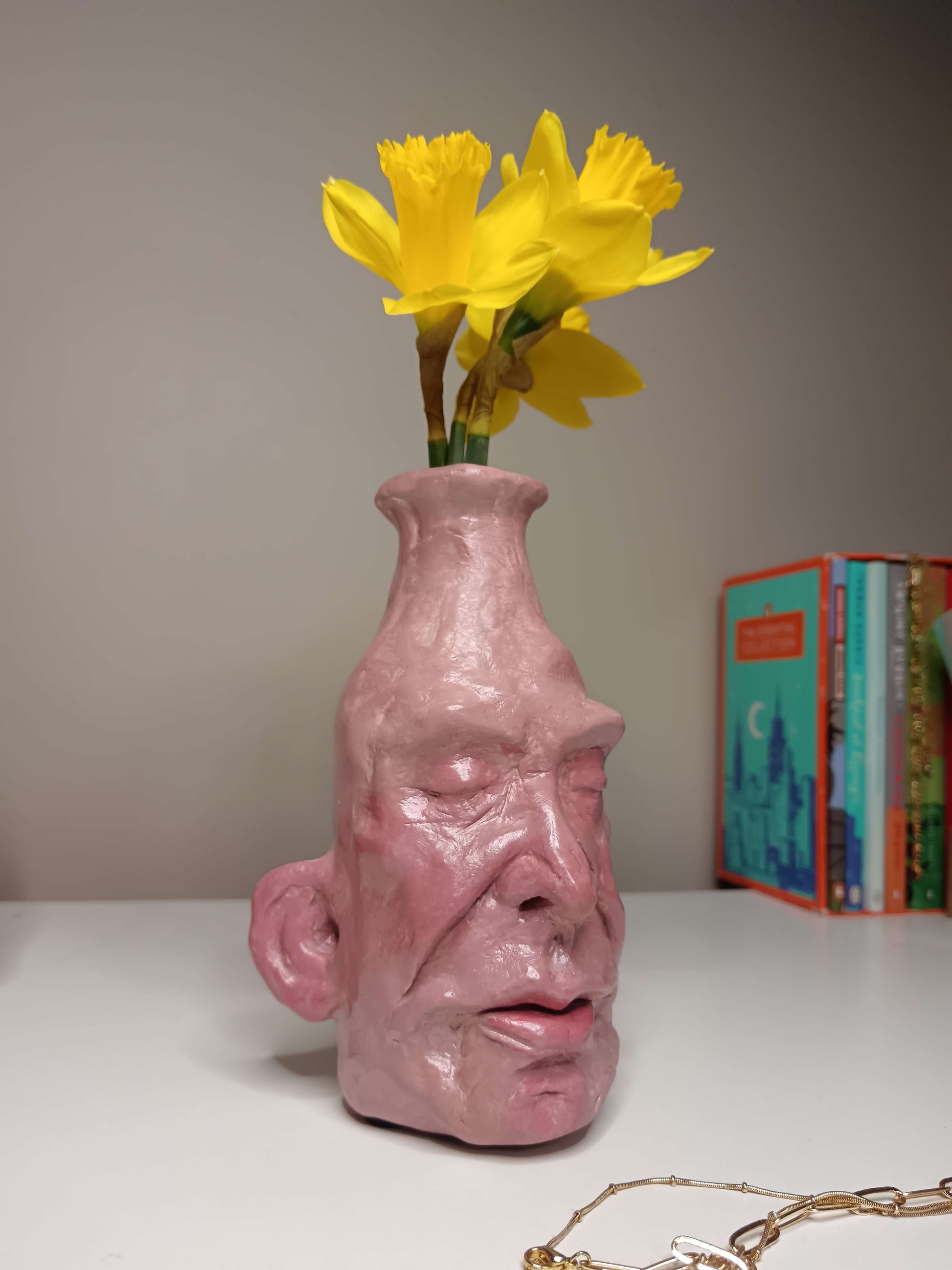 quirky handmade bud vase