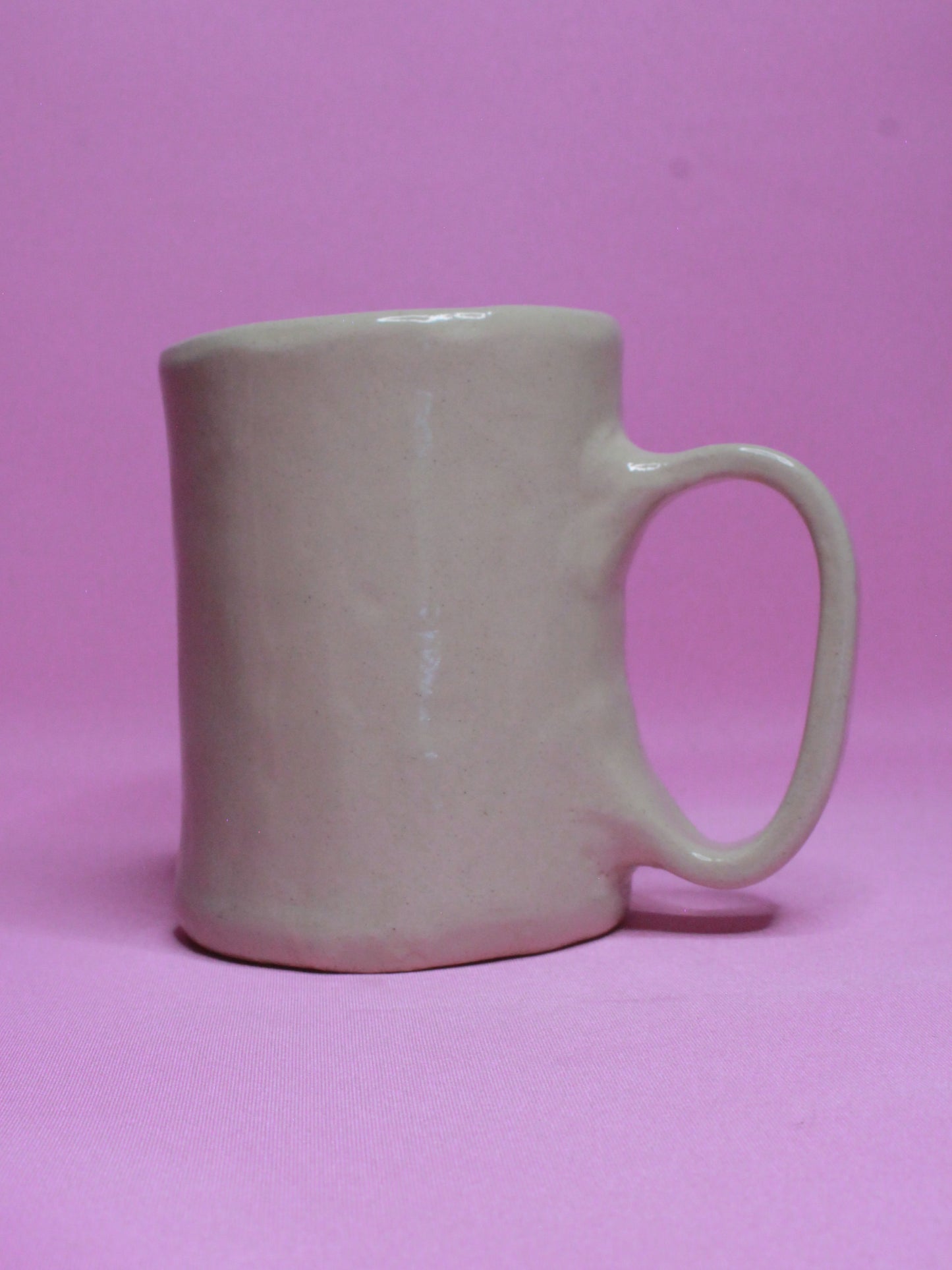 Sleepy Clown Face Tankard / Large Mug - Handmade Ceramic Drinkware