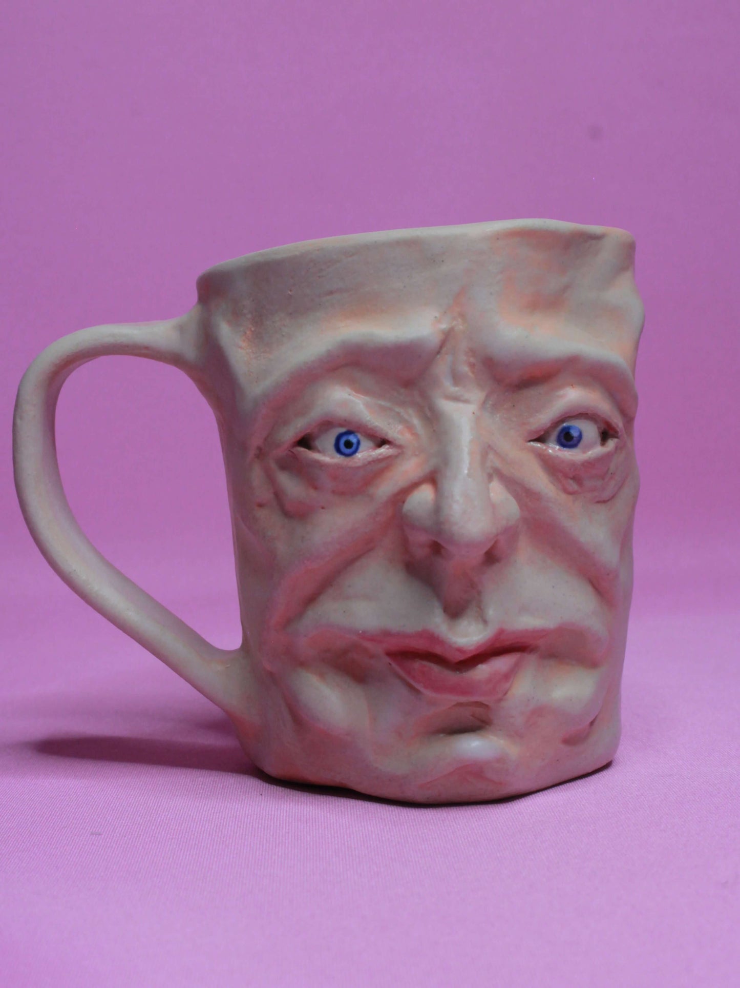 Dopey Face Mug (Matte Finish) - Quirky Handmade Ceramic Mugs