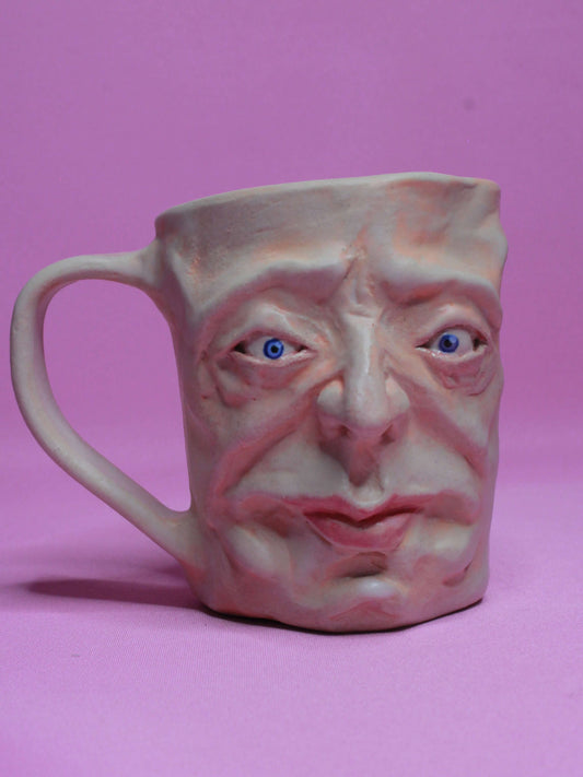 Dopey Face Mug (Matte Finish) - Quirky Handmade Ceramic Mugs