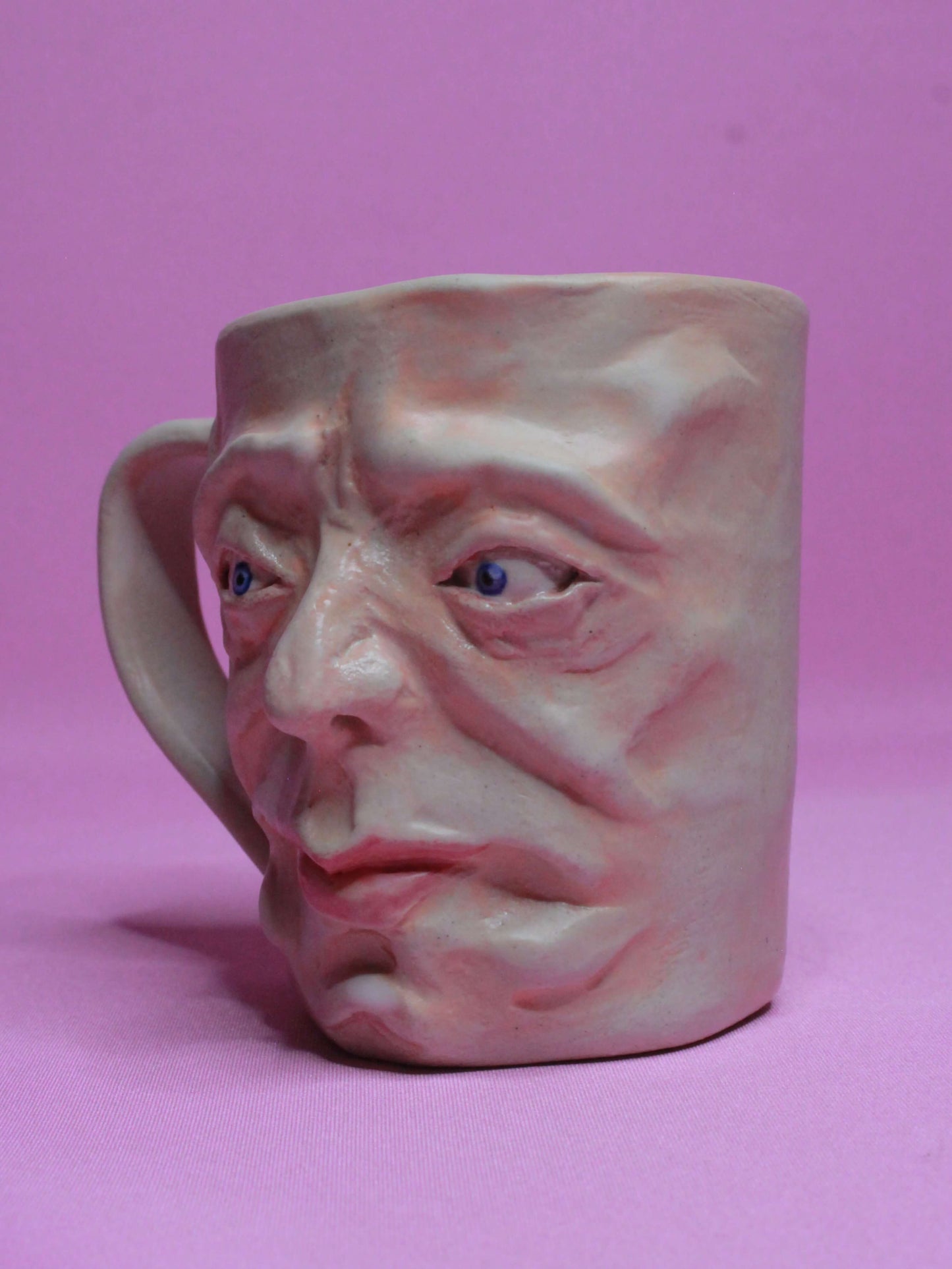 Dopey Face Mug (Matte Finish) - Quirky Handmade Ceramic Mugs