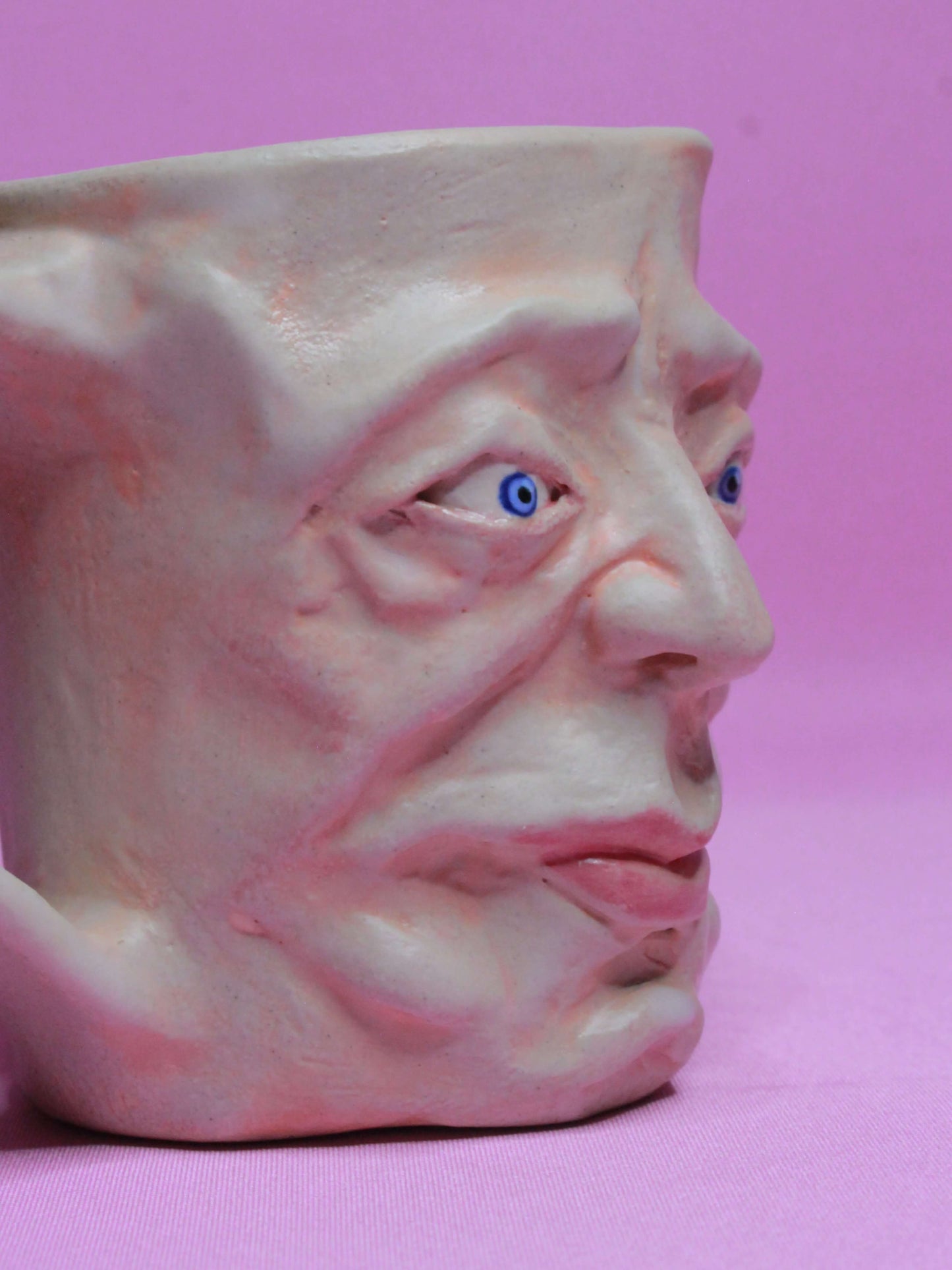 Dopey Face Mug (Matte Finish) - Quirky Handmade Ceramic Mugs